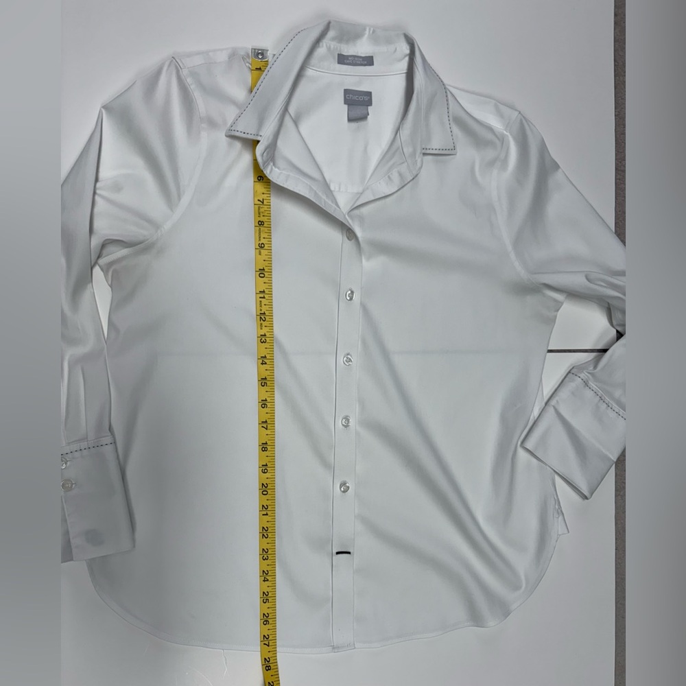 Chico's No-Iron Stretch Shirt - Picture 6 of 9